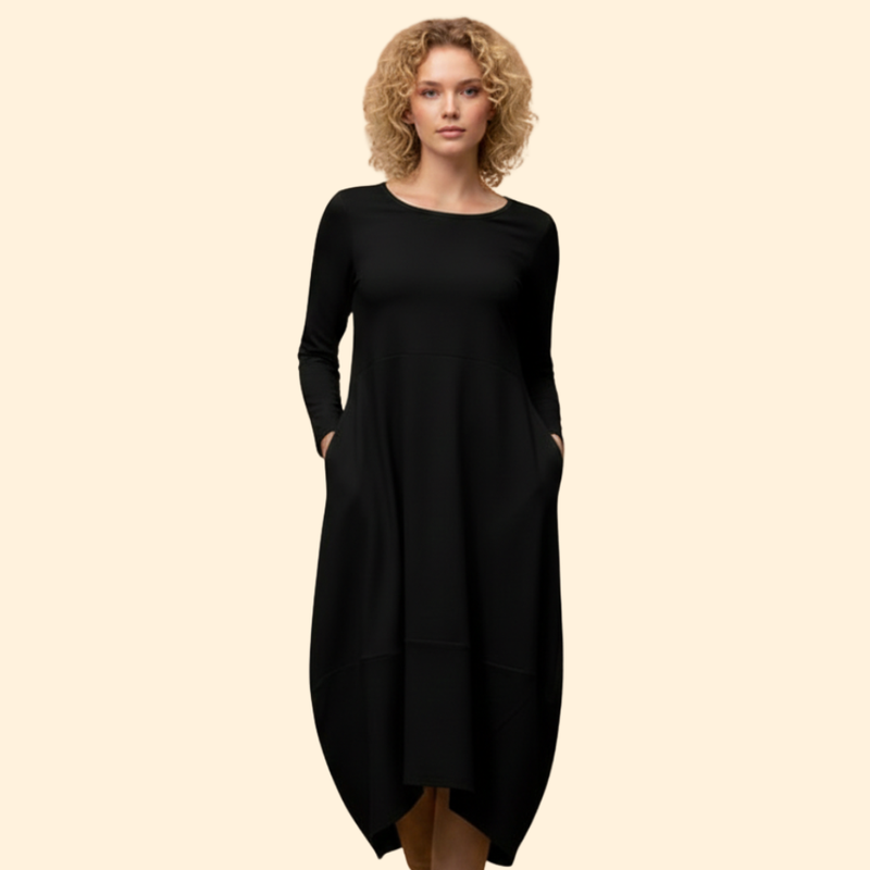 Women’s Elegant Solid Dress