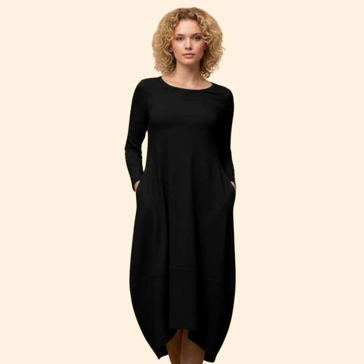 Women’s Elegant Solid Dress