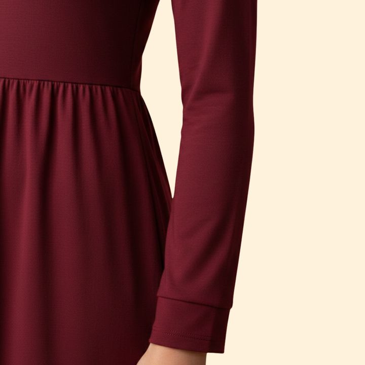 Women’s Elegant Solid Dress