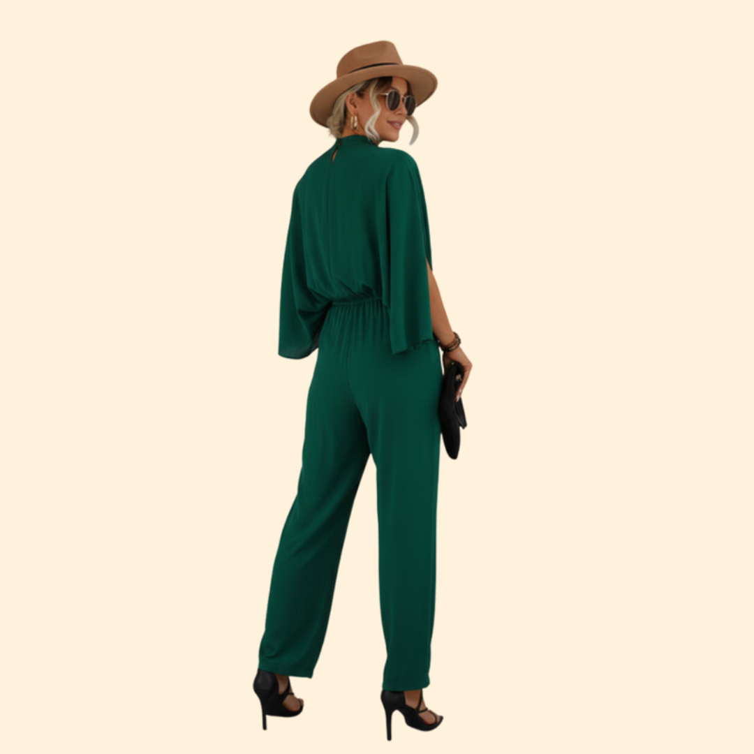 Women's Elegant Stand-Up Collar Jumpsuit