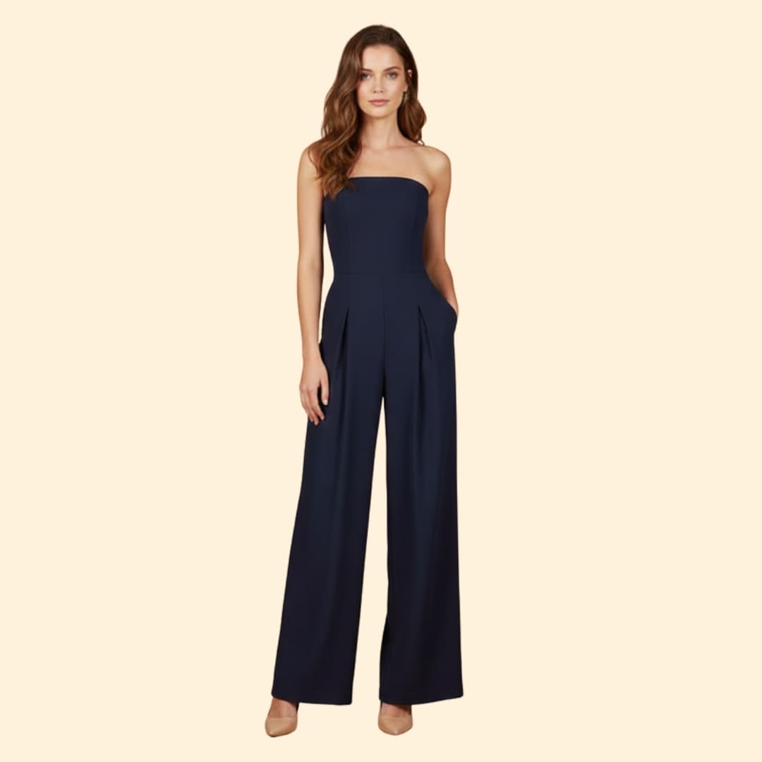 Women's Elegant Strapless Jumpsuit