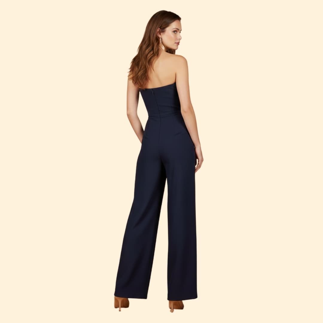 Women's Elegant Strapless Jumpsuit