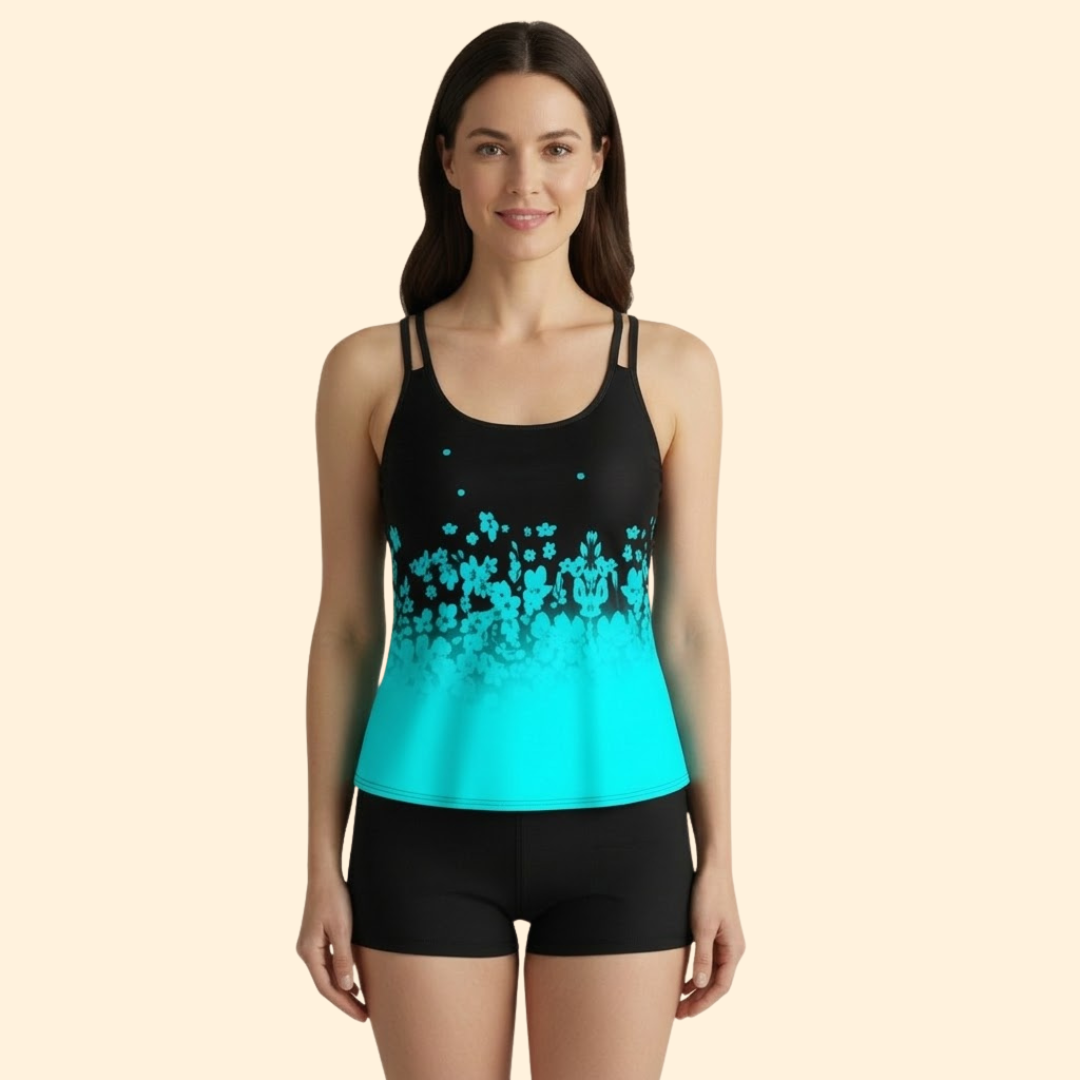 Women's Elegant Tankini Ensemble