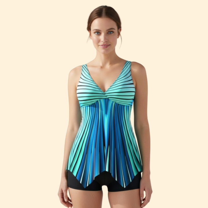 Women's Elegant Tankini Outfit