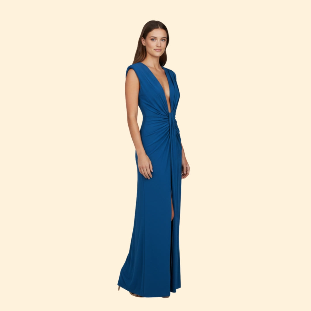 Women's Elegant Twist Maxi Dress