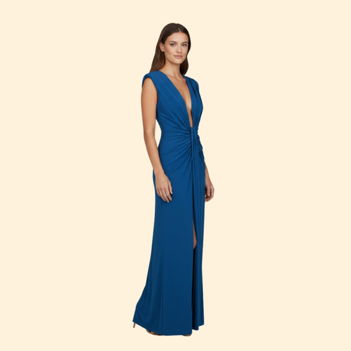 Women's Elegant Twist Maxi Dress