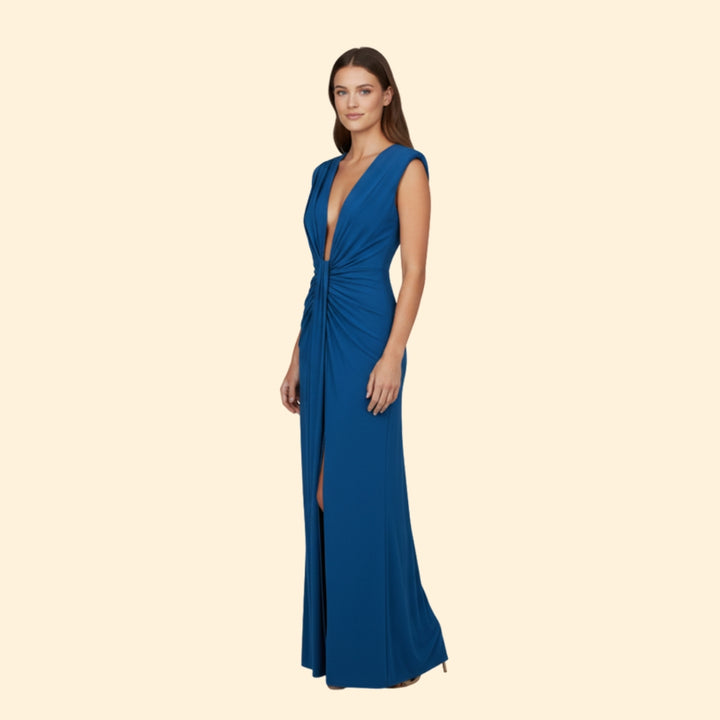 Women's Elegant Twist Maxi Dress