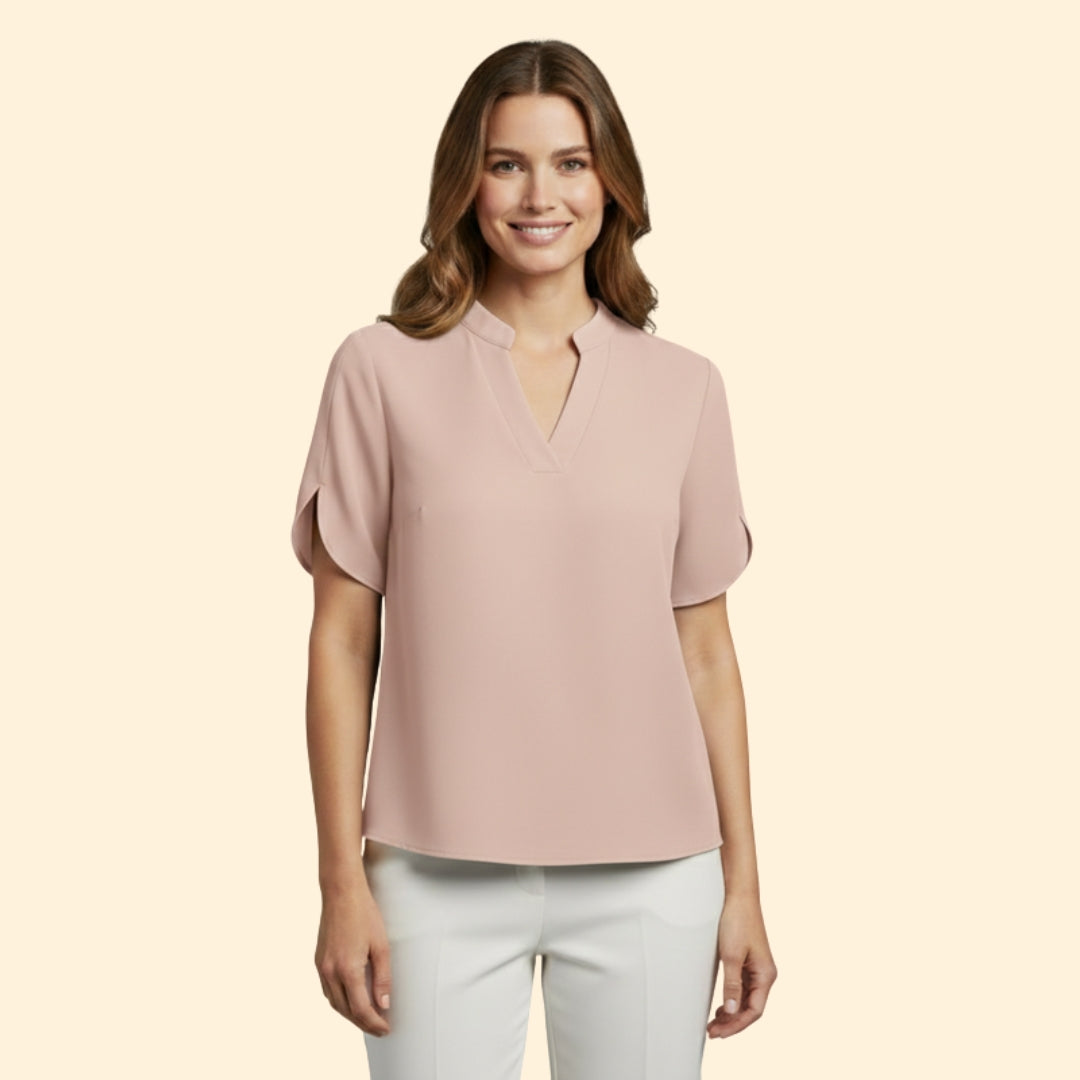 Women's Elegant V-Neck Blouse