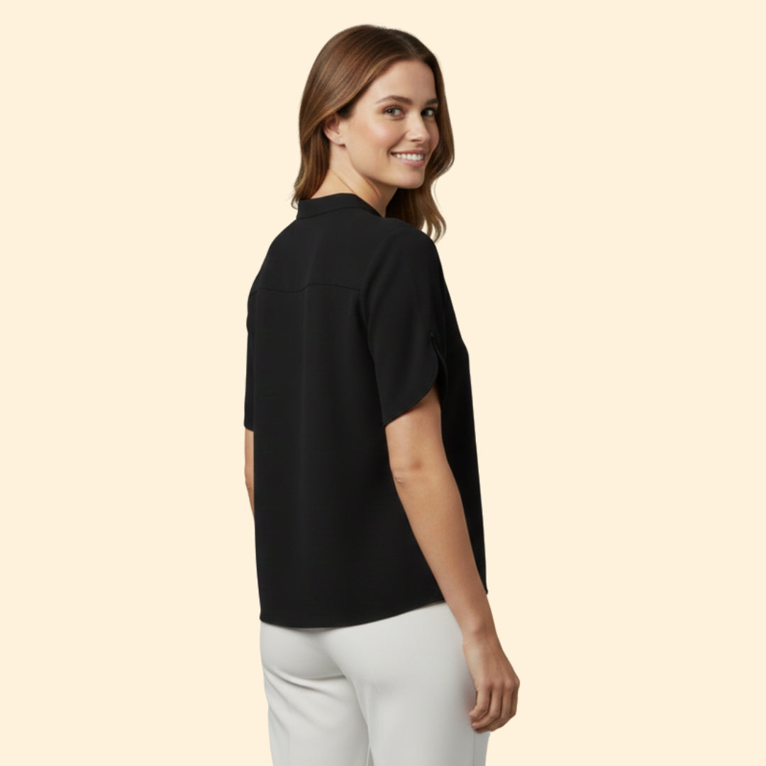 Women's Elegant V-Neck Blouse