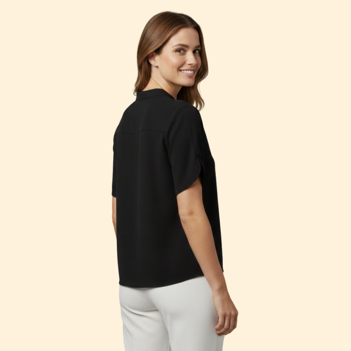 Women's Elegant V-Neck Blouse