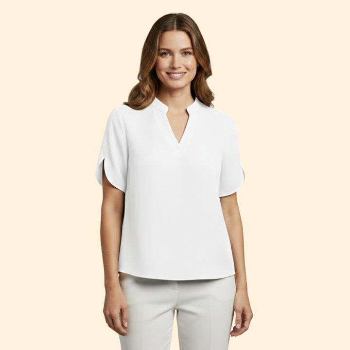 Women's Elegant V-Neck Blouse