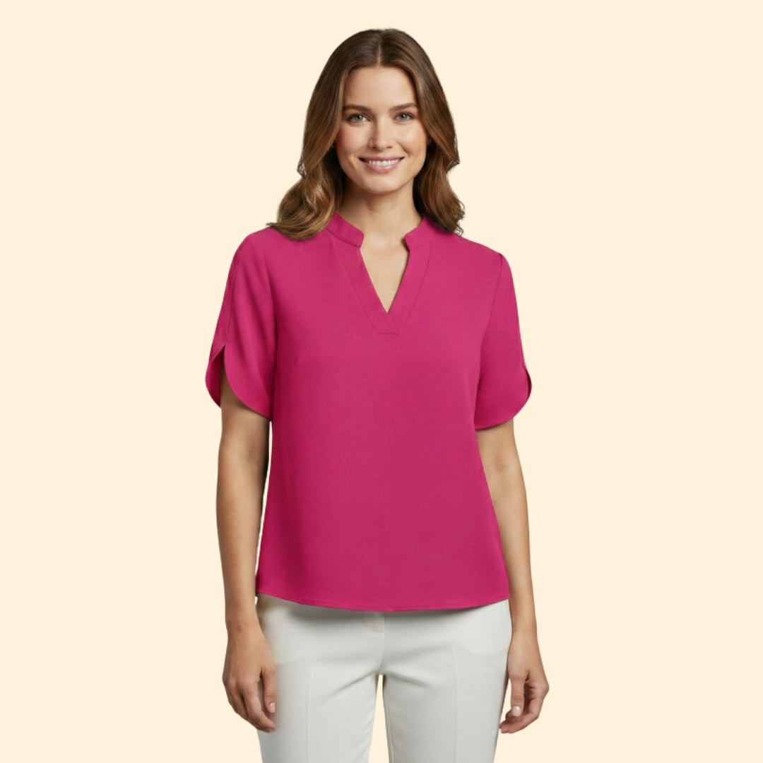 Women's Elegant V-Neck Blouse