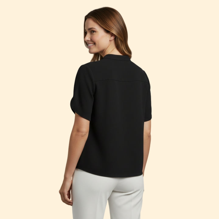 Women's Elegant V-Neck Blouse