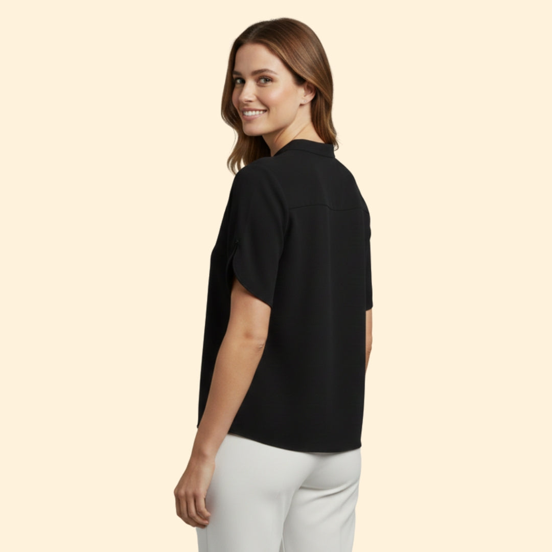 Women's Elegant V-Neck Blouse