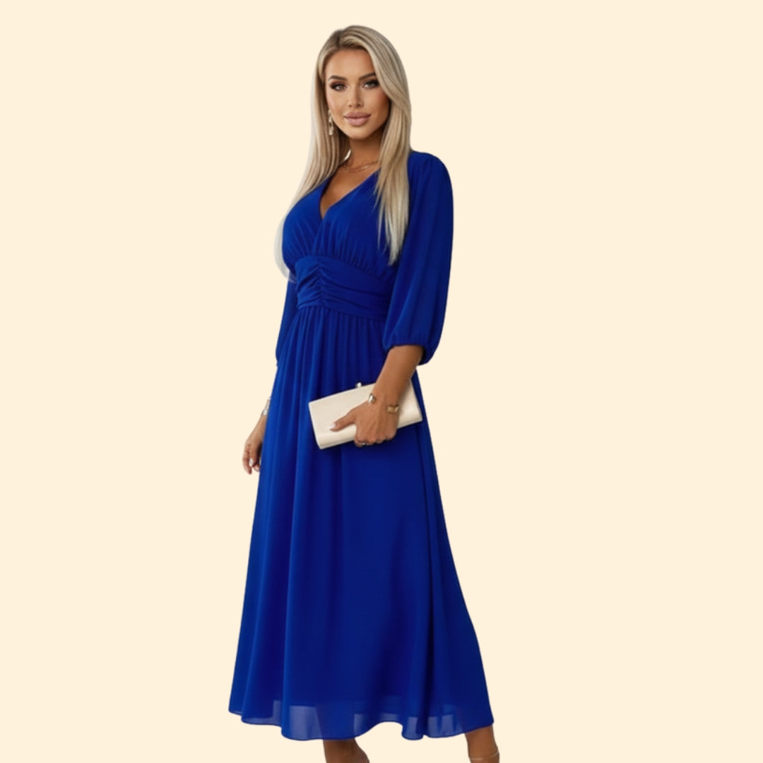 Women's Elegant V-Neck Dress