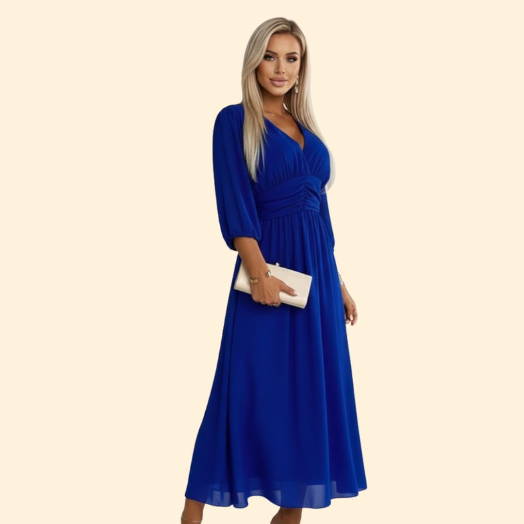 Women's Elegant V-Neck Dress