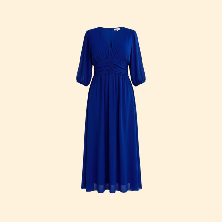 Women's Elegant V-Neck Dress
