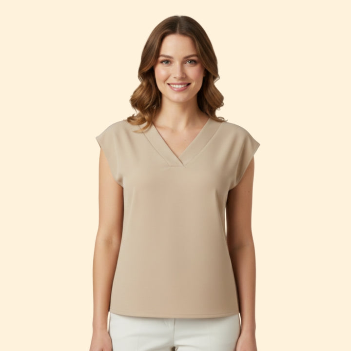 Women's Elegant V-Neck Tee