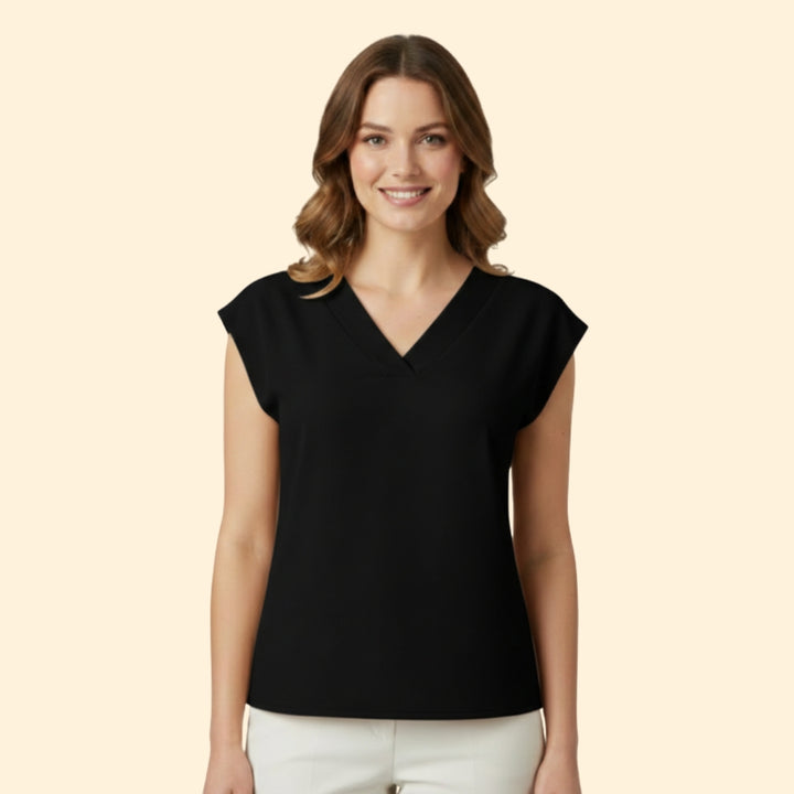 Women's Elegant V-Neck Tee