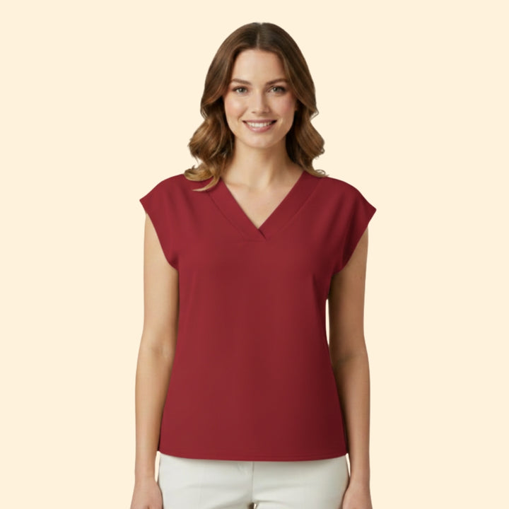 Women's Elegant V-Neck Tee