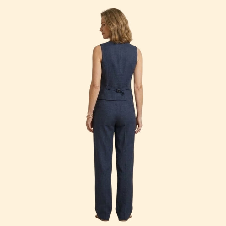 Women's Elegant Vest & Pants Set