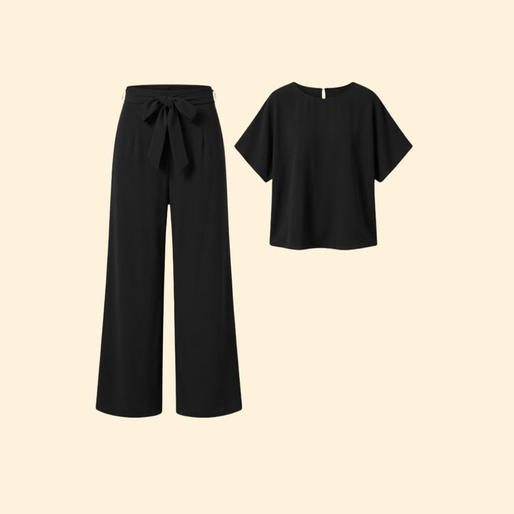 Women's Elegant Waist Tie Jumpsuit