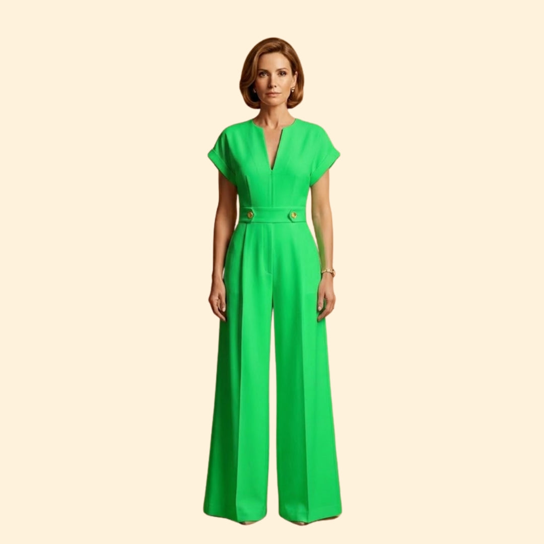 Women's Elegant Wide-Leg Jumpsuit