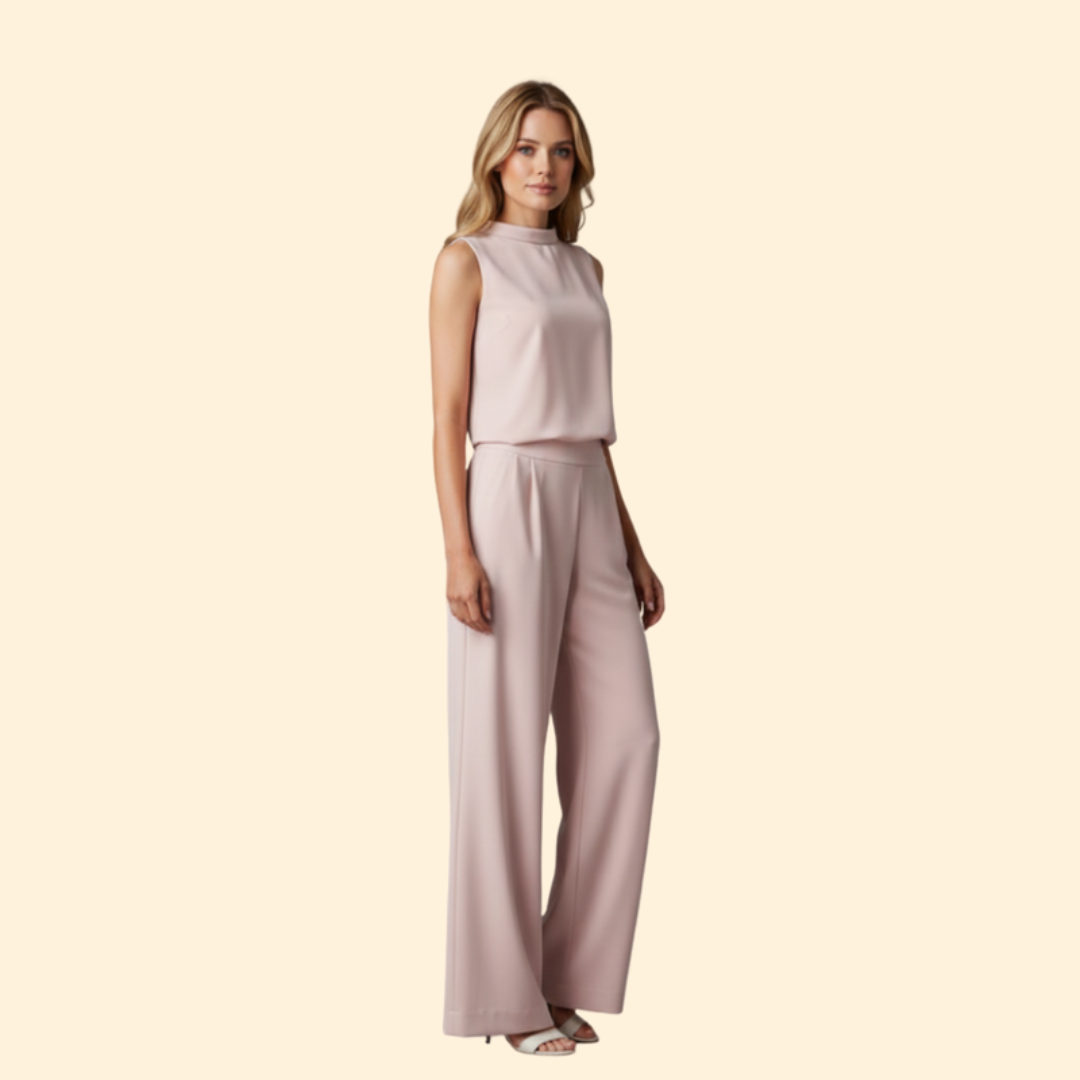 Women's Elegant Wide-Leg Jumpsuit