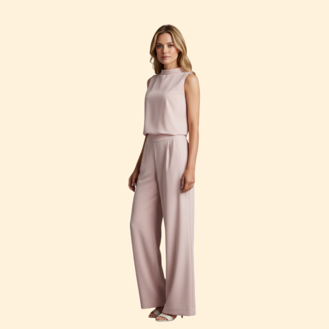 Women's Elegant Wide-Leg Jumpsuit