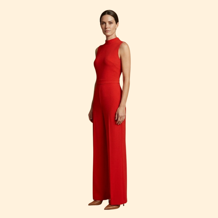 Women's Elegant Wide-Leg Jumpsuit