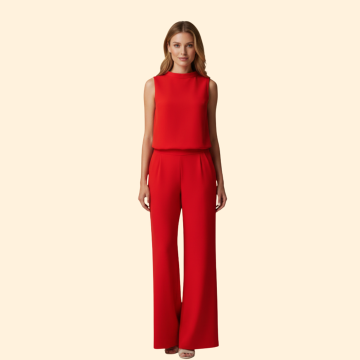 Women's Elegant Wide-Leg Jumpsuit