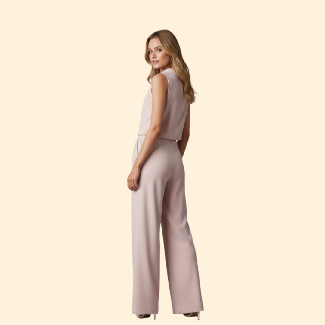 Women's Elegant Wide-Leg Jumpsuit
