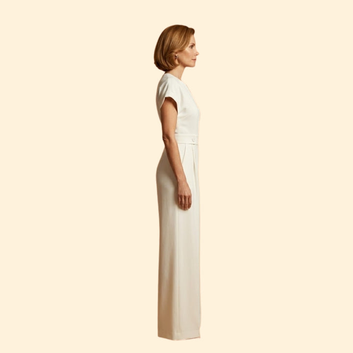 Women's Elegant Wide-Leg Jumpsuit