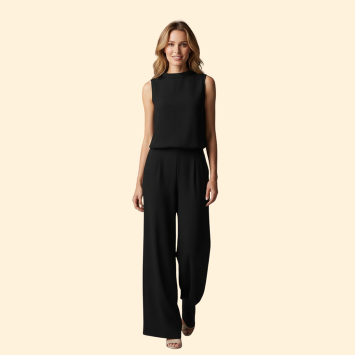 Women's Elegant Wide-Leg Jumpsuit