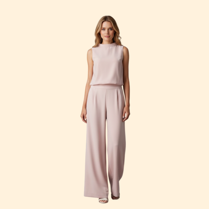 Women's Elegant Wide-Leg Jumpsuit