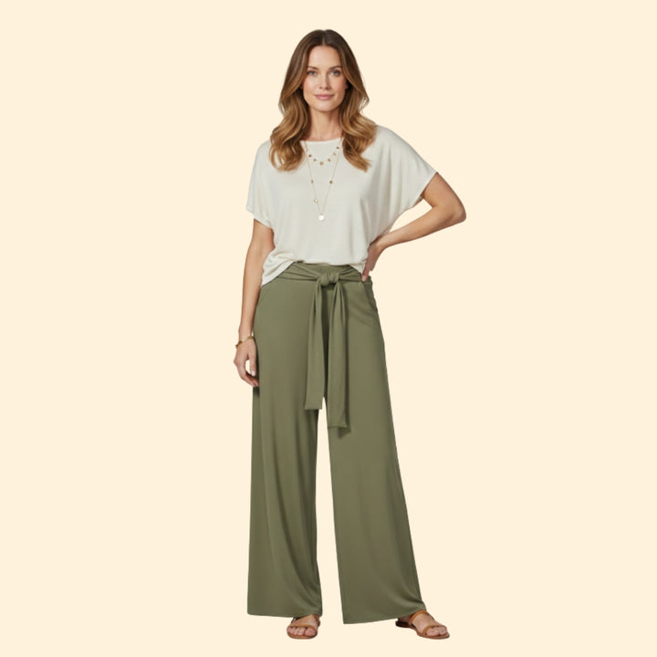 Women's Elegant Wide-Leg Trousers