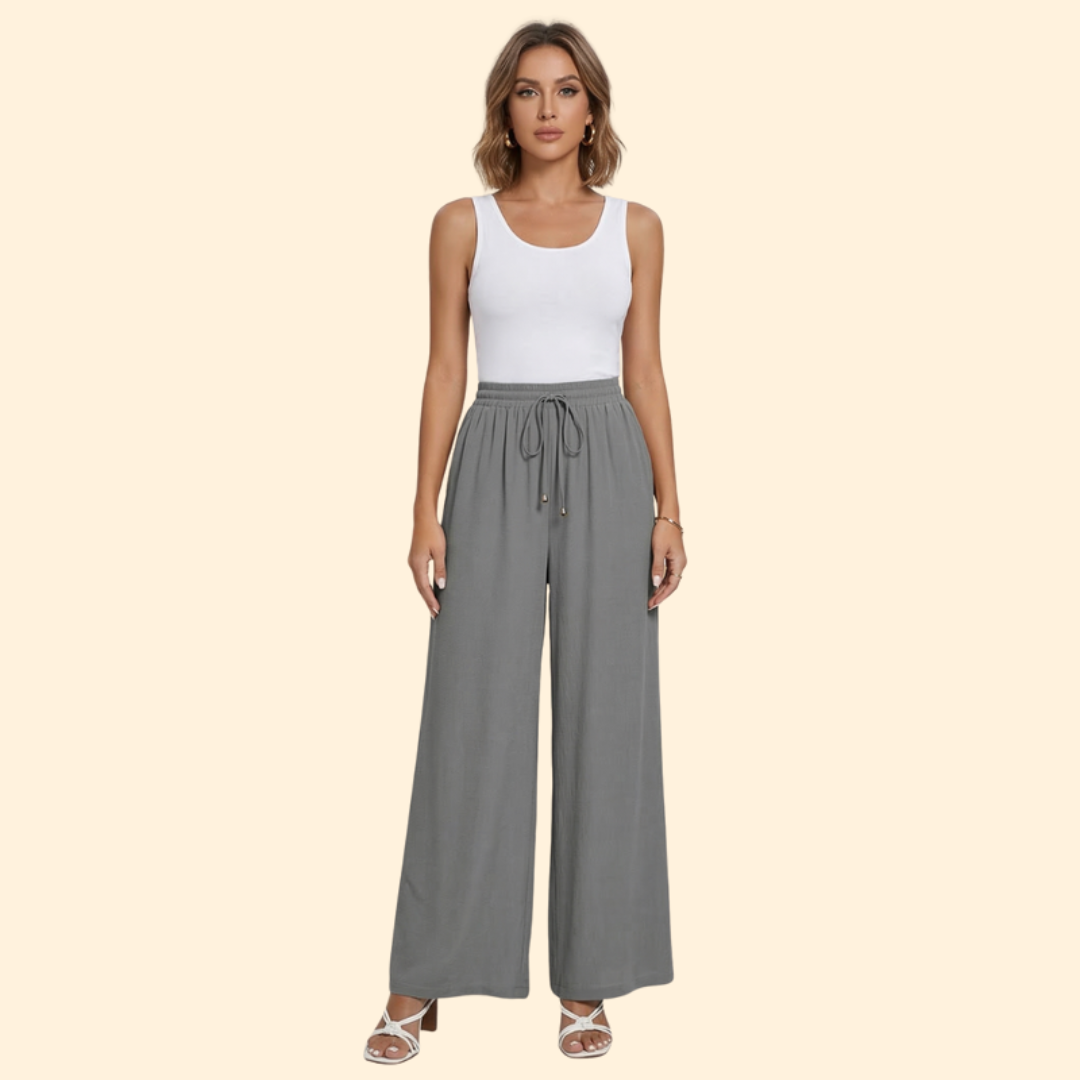 Women's Elegant Wide-Leg Trousers