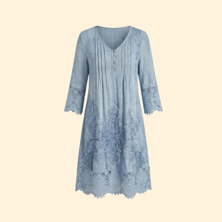 Women's Embroidered Lace Dress
