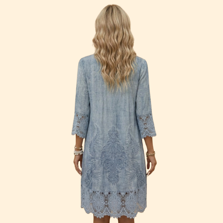 Women's Embroidered Lace Dress