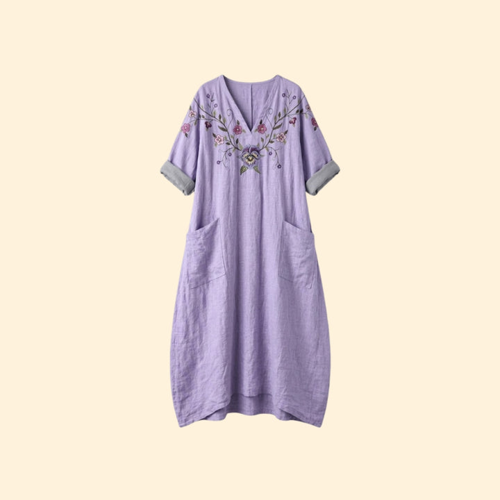 Women's Embroidered Maxi Dress