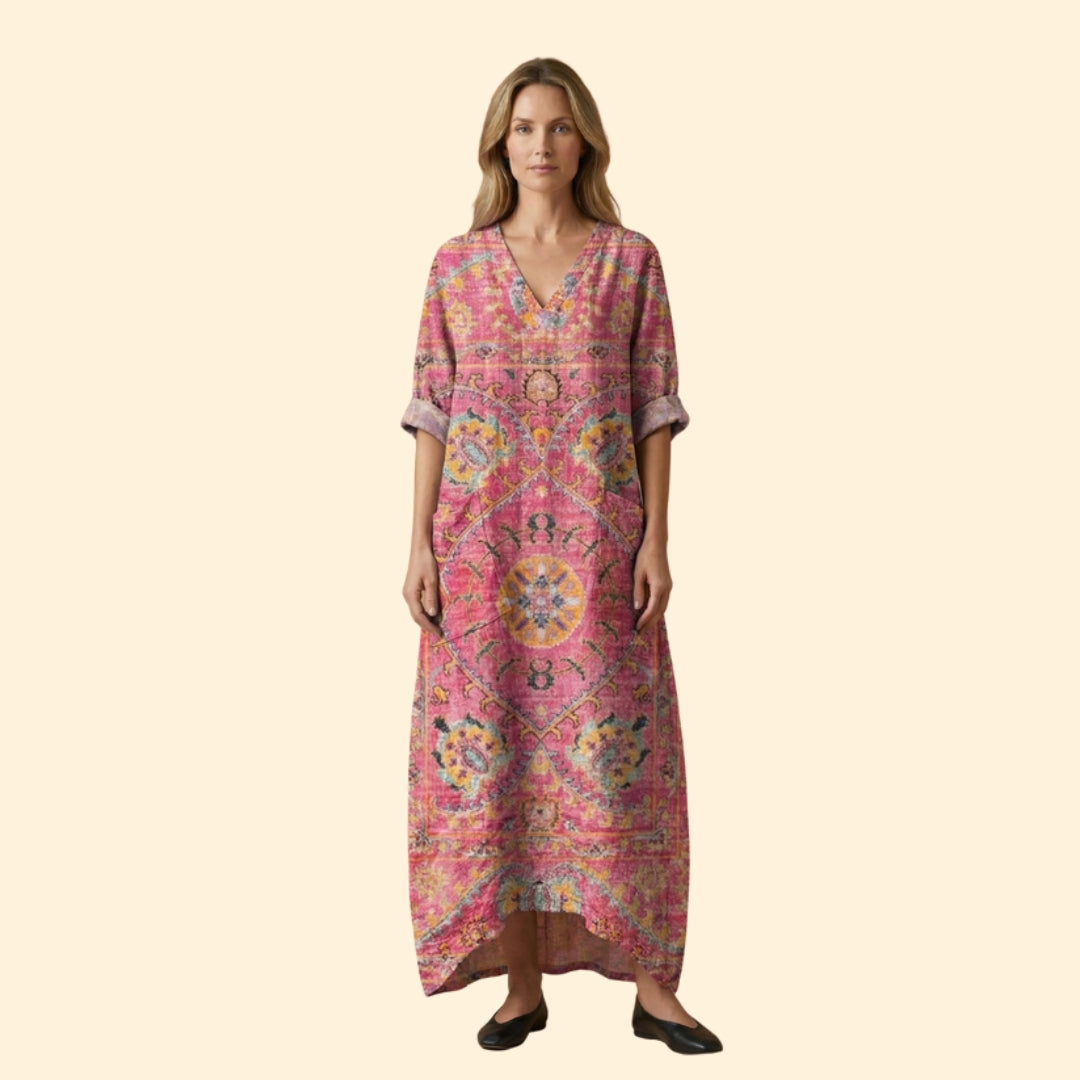 Women's Embroidered Maxi Dress