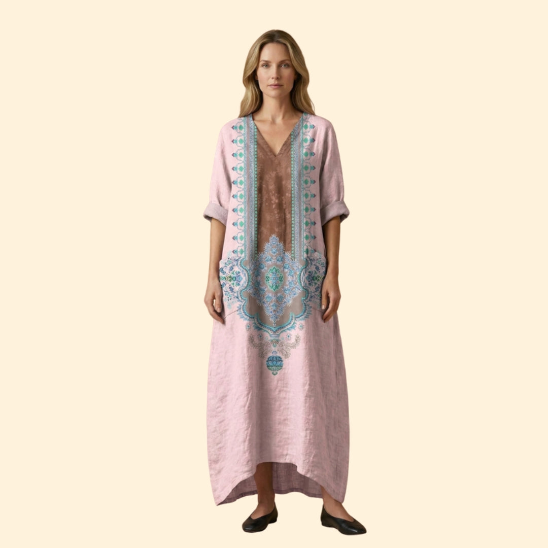 Women's Embroidered Maxi Dress