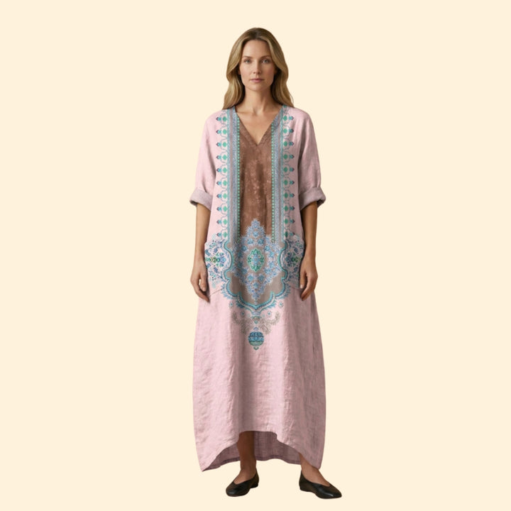 Women's Embroidered Maxi Dress