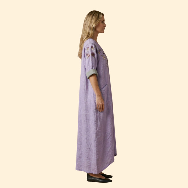 Women's Embroidered Maxi Dress