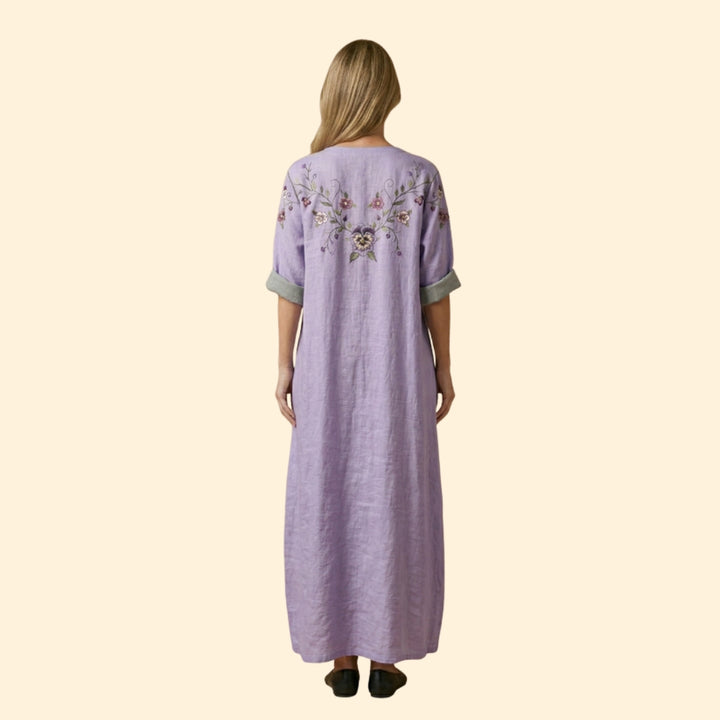 Women's Embroidered Maxi Dress