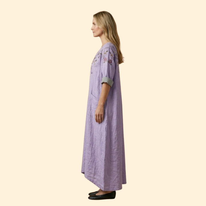 Women's Embroidered Maxi Dress