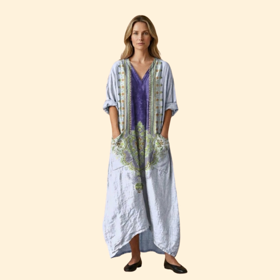 Women's Embroidered Maxi Dress
