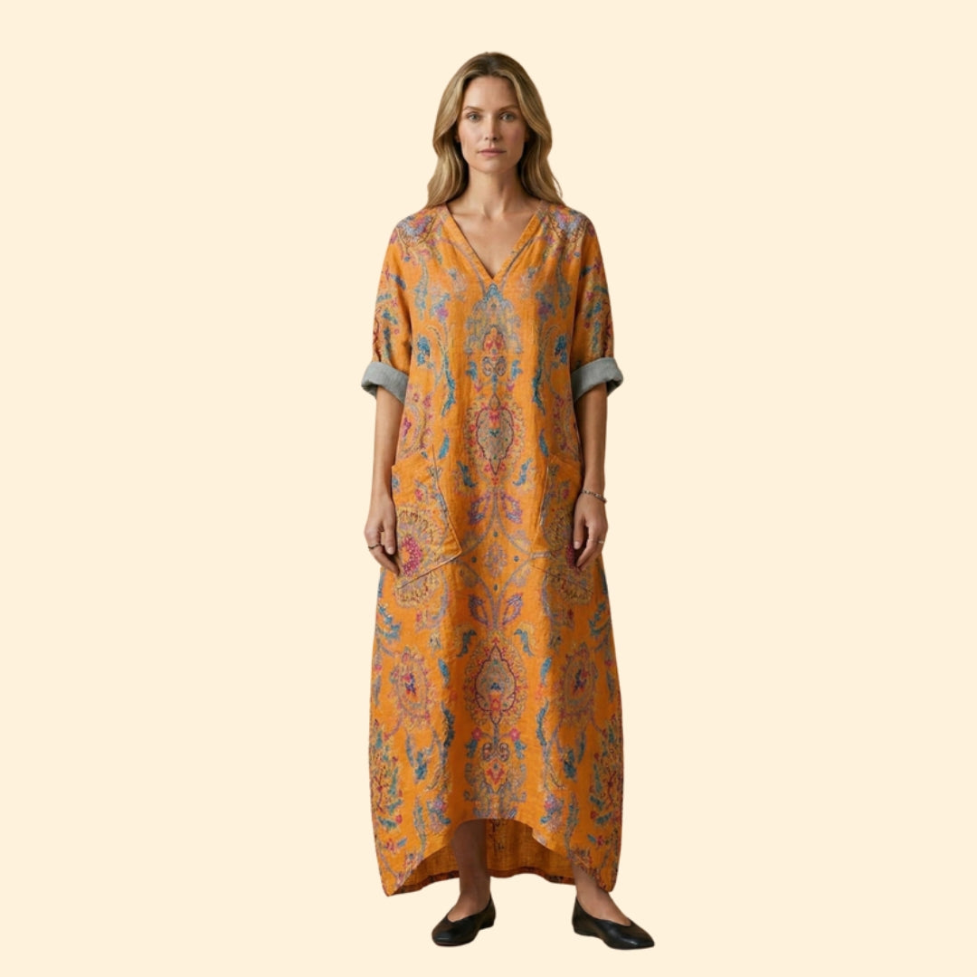 Women's Embroidered Maxi Dress