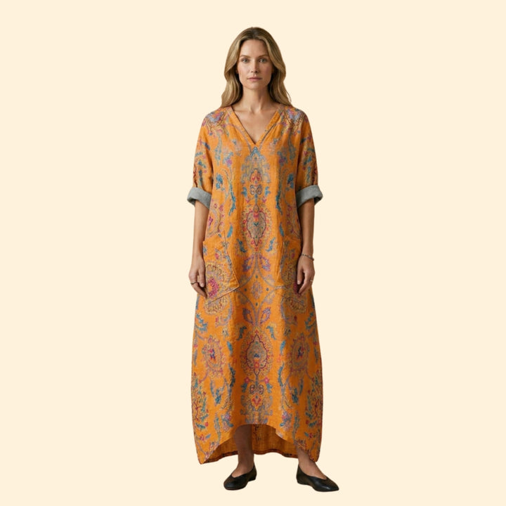 Women's Embroidered Maxi Dress