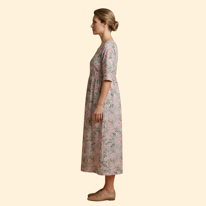Women's Embroidered Midi Dress